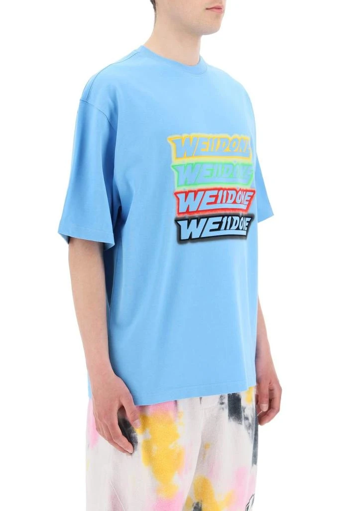 商品We11done|MULTICOLOR MAXI LOGO T-SHIRT,价格¥1454,第3张图片详细描述