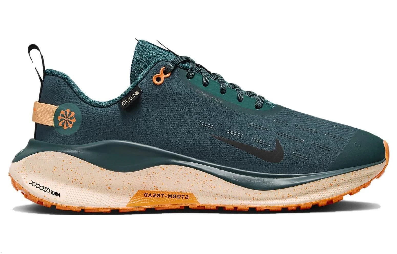 商品[国内直发] NIKE|React Infinity Run Flyknit 4 GTX 舒适百搭 低帮 休闲跑步鞋 男款 绿色,价格¥623,第3张图片详细描述