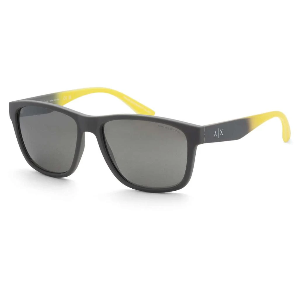 商品Armani Exchange|Armani Exchange Men's Grey Pillow Sunglasses,价格¥262,第1张图片