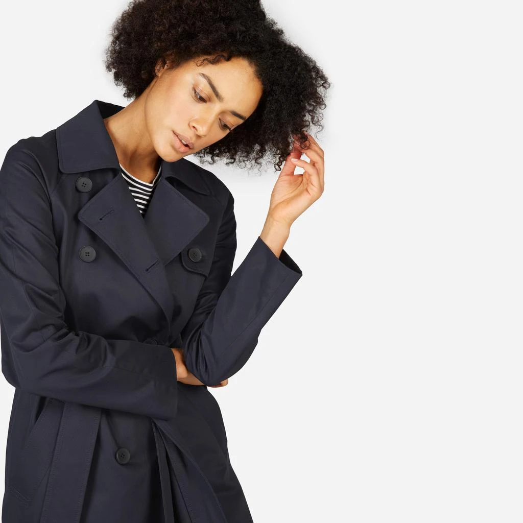 商品Everlane|The Drape Trench Coat (海军蓝),价格¥1091,第2张图片详细描述
