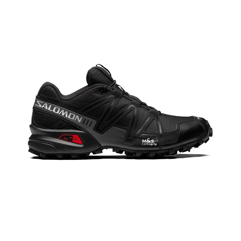 商品Salomon|23新款 SPEEDCROSS3系列男女通用黑色纺织运动鞋,价格¥1469,第1张图片