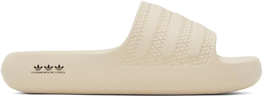 商品Adidas|Beige Adilette Ayoon Slides,价格¥362,第1张图片