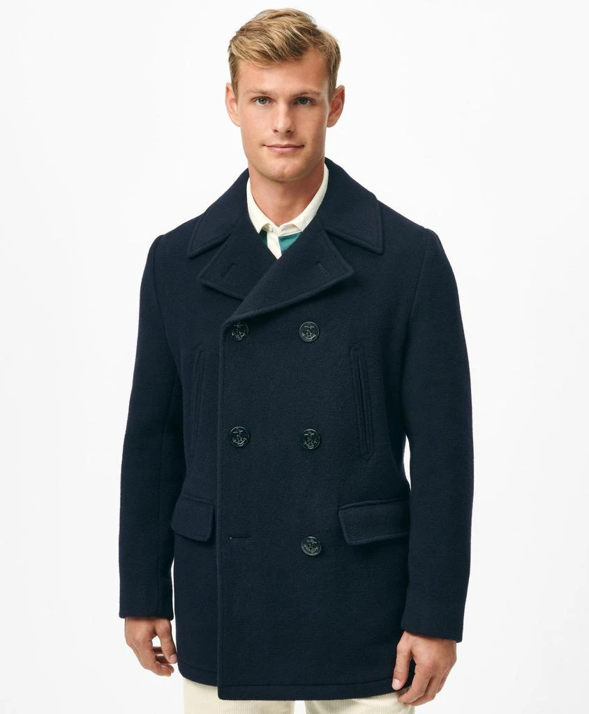 商品Brooks Brothers|Wool Peacoat,价格¥4019,第3张图片详细描述