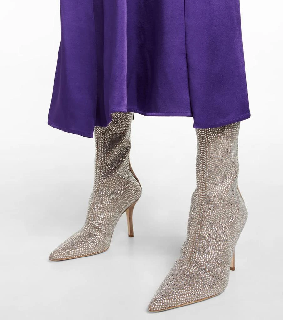 商品Paris Texas|Holly Mama embellished suede ankle boots,价格¥6340,第4张图片详细描述