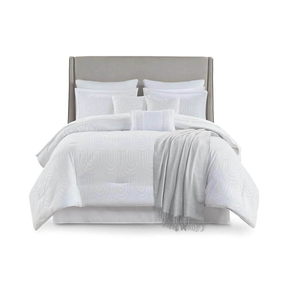 商品JLA Home|Monroe 14-Pc. King Comforter Set,价格¥2403,第3张图片详细描述