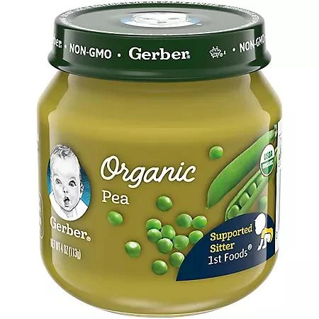 商品Gerber|Gerber 1st Foods Organic Baby Food, Fruit & Veggie Value Pack 4 oz., 20 ct.,价格¥197,第4张图片详细描述