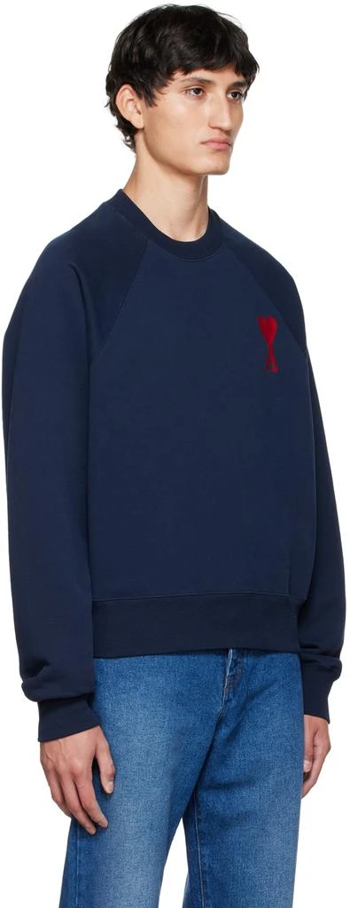 商品AMI|SSENSE Exclusive Navy Sweatshirt,价格¥3237,第2张图片详细描述