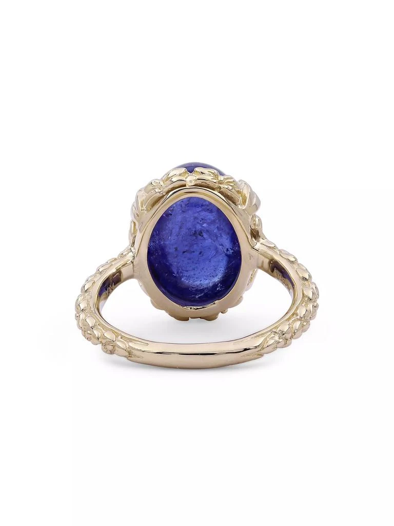 商品Stephen Dweck|Luxury 18K Yellow Gold & Tanzanite Ring,价格¥36810,第3张图片详细描述