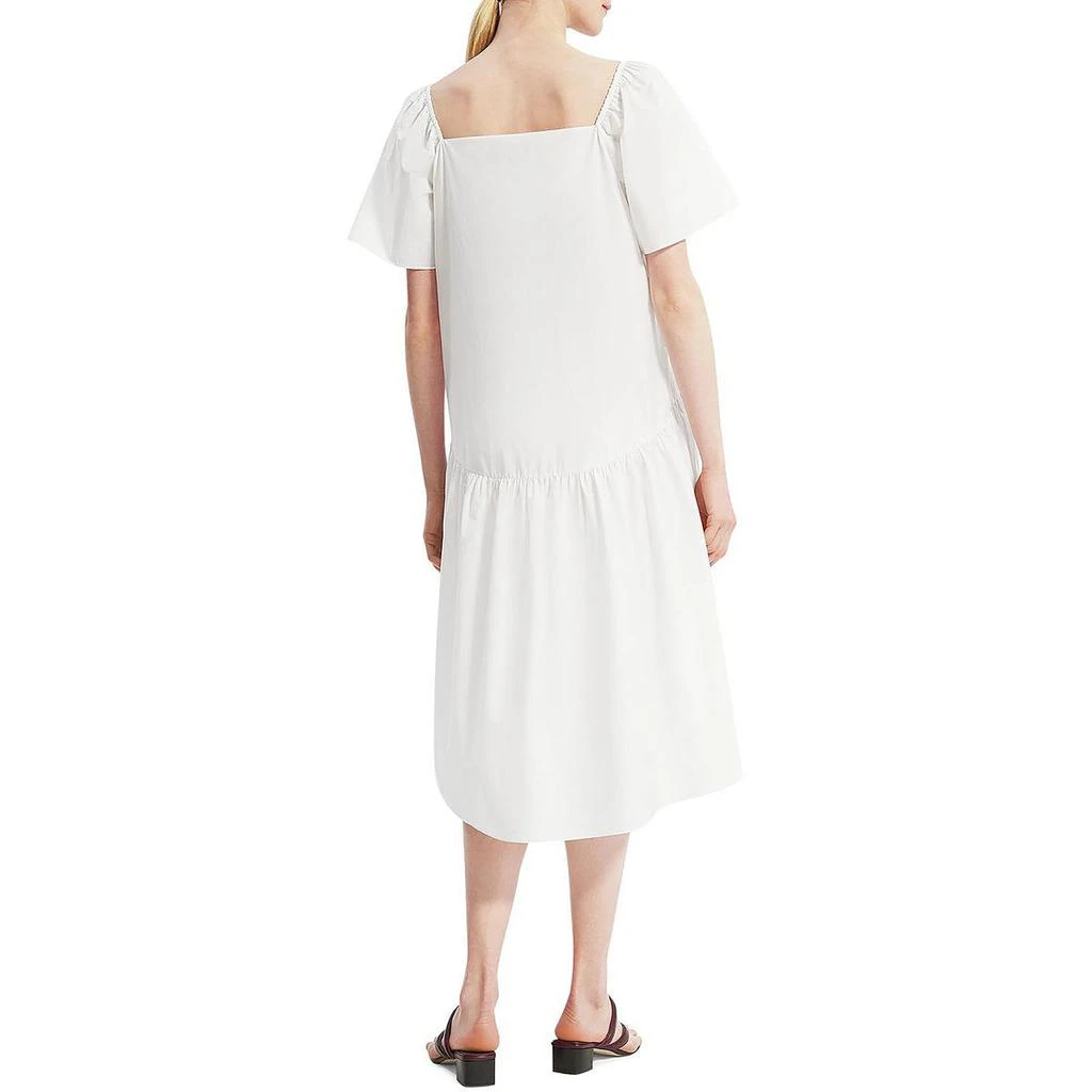 商品Theory|Theory Womens Square Neck Hi-Low Midi Dress,价格¥423,第2张图片详细描述