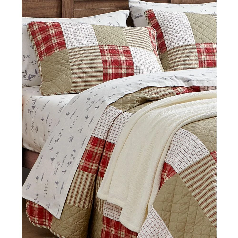 商品Eddie Bauer|Camano Island Plaid Quilt Set, King, 3 Piece,价格¥1307,第5张图片详细描述