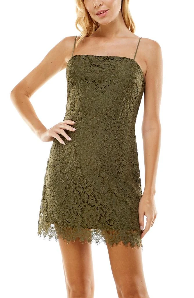 商品ROW A|Lace Mini Shift Dress,价格¥229,第4张图片详细描述