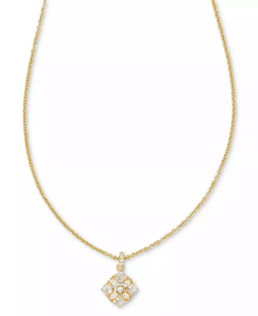 商品Kendra Scott|14k Gold-Plated Mixed Cubic Zirconia 19" Adjustable Pendant Necklace,价格¥487,第1张图片