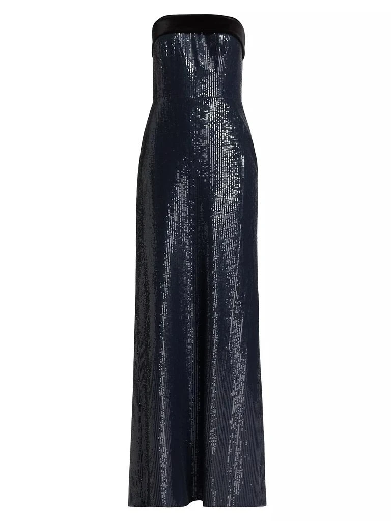 商品Monique Lhuillier|Reese Sequined Strapless Gown,价格¥1011,第1张图片