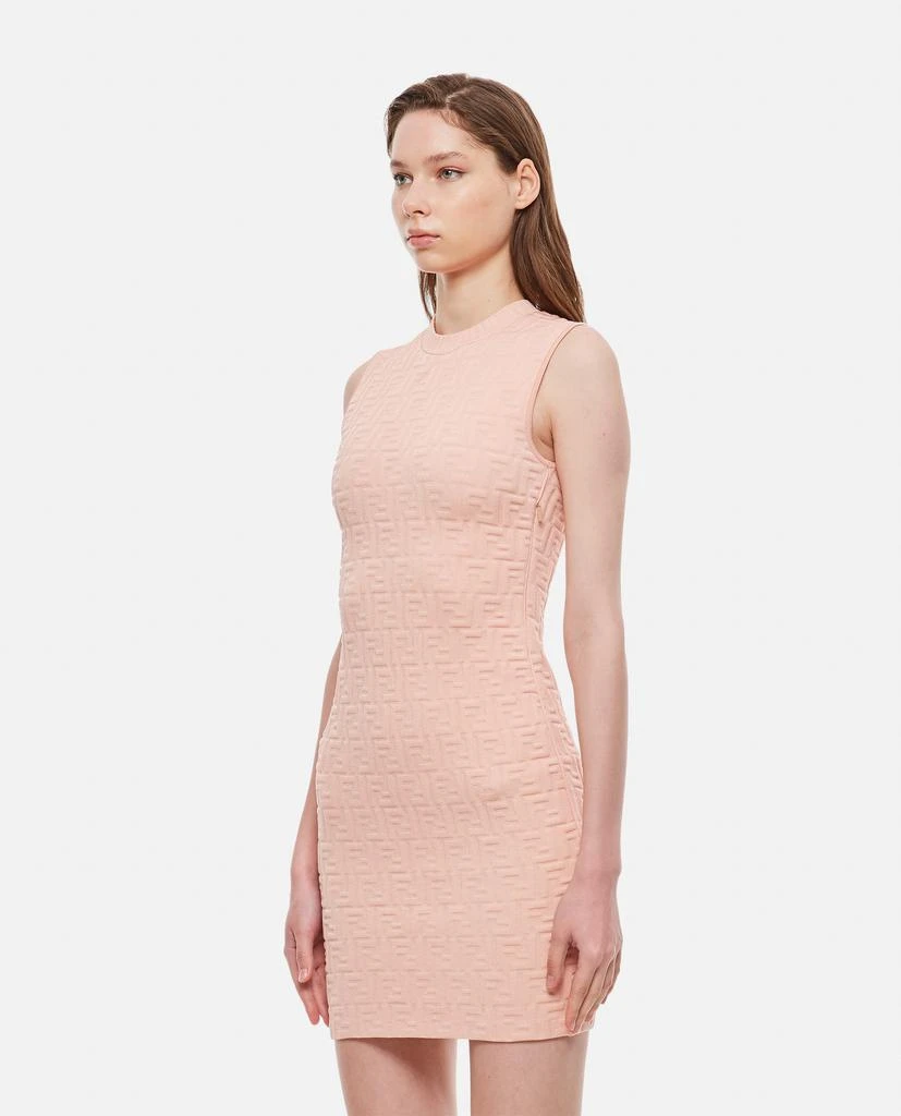 商品Fendi|EMBOSSED KNITTED VISCOSE MINI DRESS,价格¥11337,第2张图片详细描述