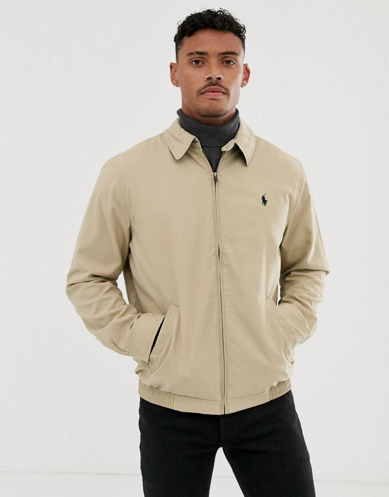 商品Ralph Lauren|Polo Ralph Lauren harrington jacket in beige,价格¥1541,第1张图片