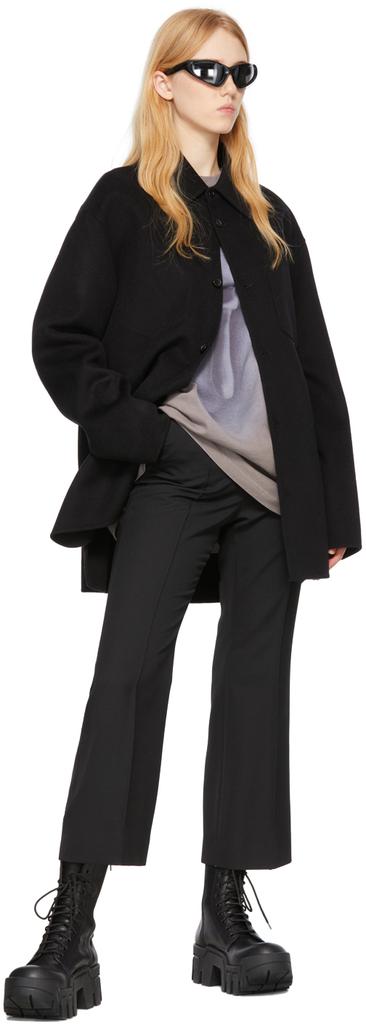 Black Wool Jacket商品第4张图片规格展示