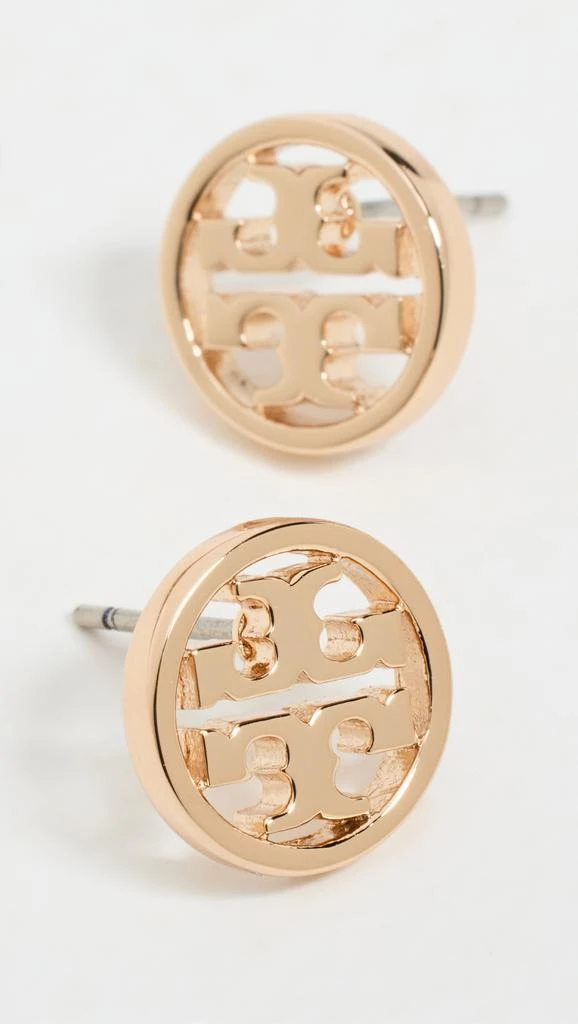 商品Tory Burch|Tory Burch 徽标圆圈耳钉,价格¥587,第3张图片详细描述