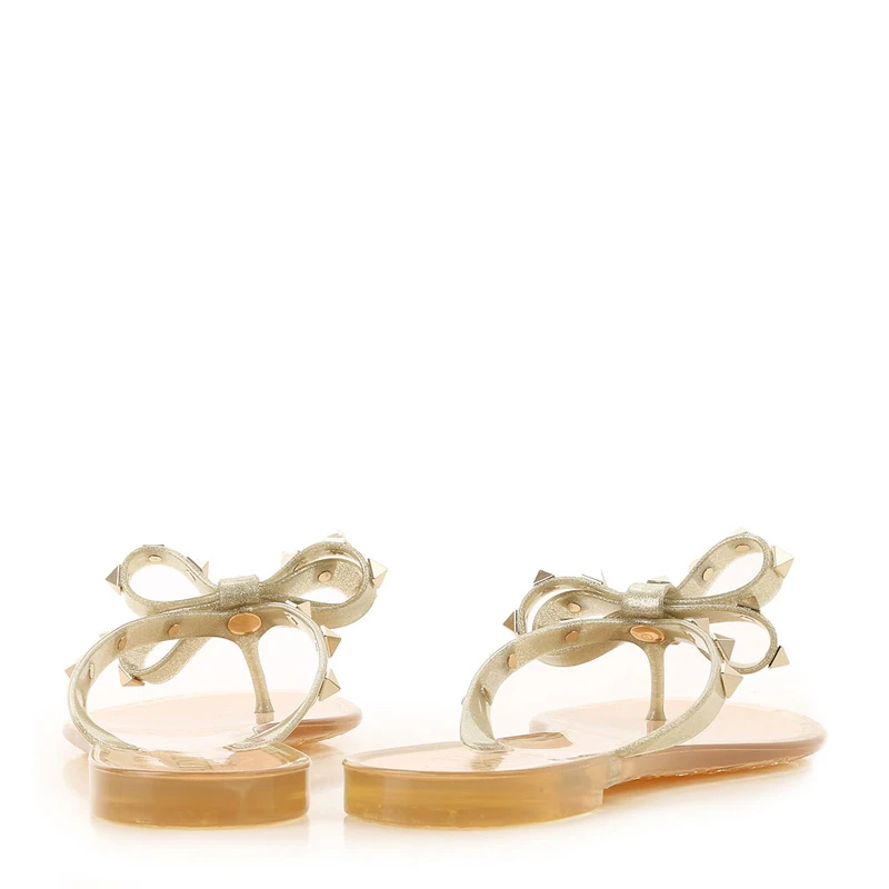 VALENTINO 女士浅金色夹脚拖鞋 QW1S0552-LMF-L01 商品