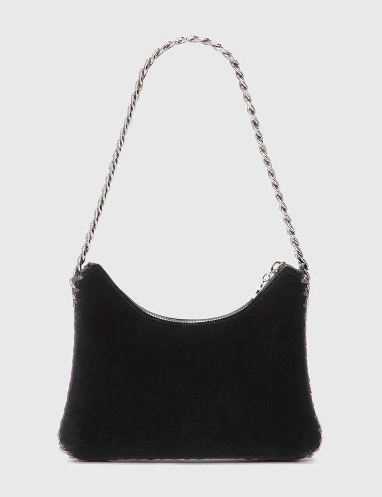 商品Stella McCartney|Falabella Mini Velvet and Crystal Chain Shoulder Bag,价格¥4231,第3张图片详细描述