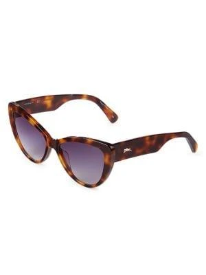 商品Longchamp|56MM Cat Eye Sunglasses,价格¥397,第2张图片详细描述