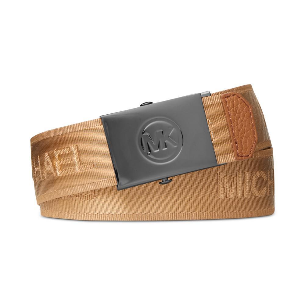 商品Michael Kors|Men's Logo Tape Slider Belt,价格¥501,第4张图片详细描述