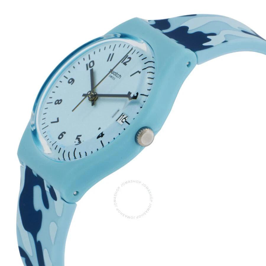 商品Swatch|Camoublue Quartz Blue Dial Unisex Watch GS402,价格¥409,第2张图片详细描述