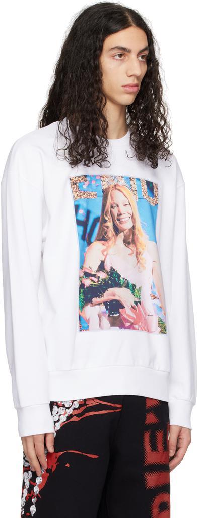 商品JW Anderson|White Print Sweatshirt,价格¥2300,第4张图片详细描述