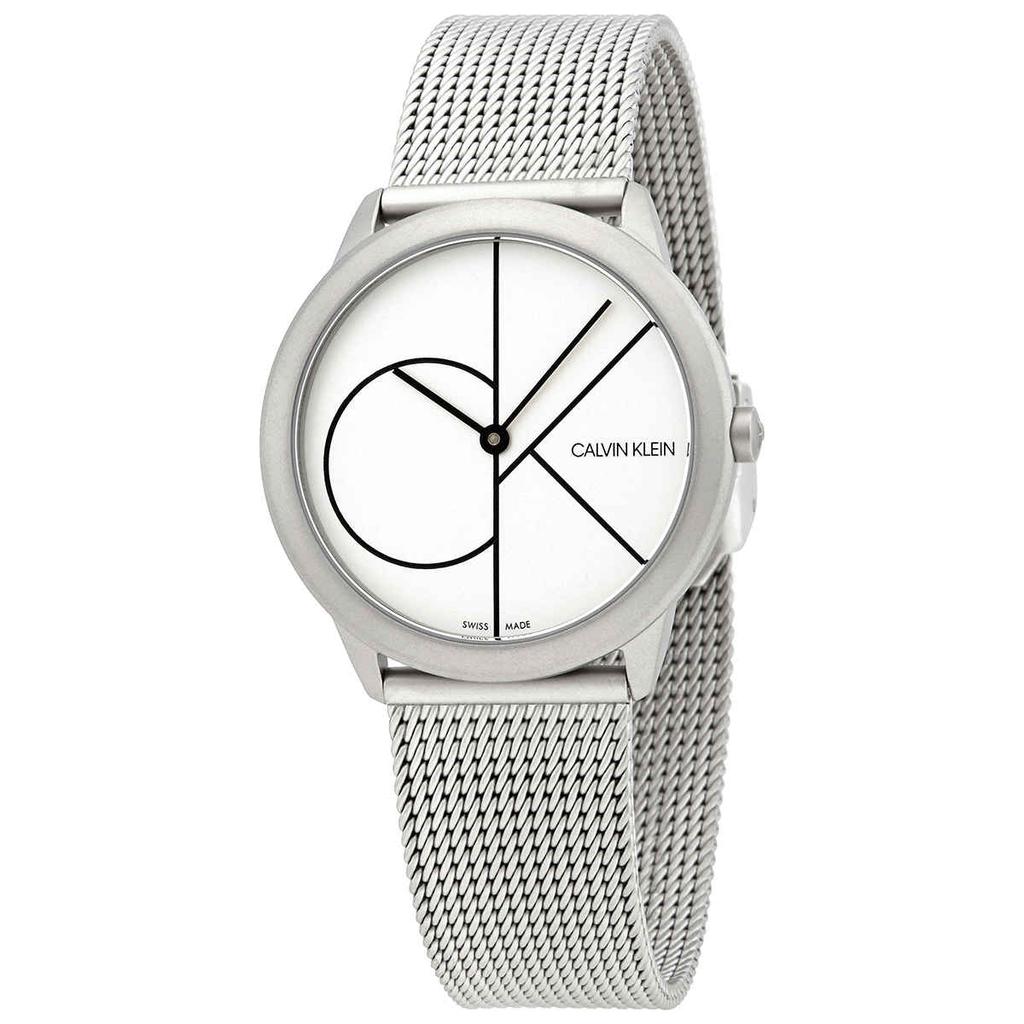 Calvin Klein | Calvin Klein Minimal Quartz White Dial Ladies Watch K3M5215X 256.59元 商品图片