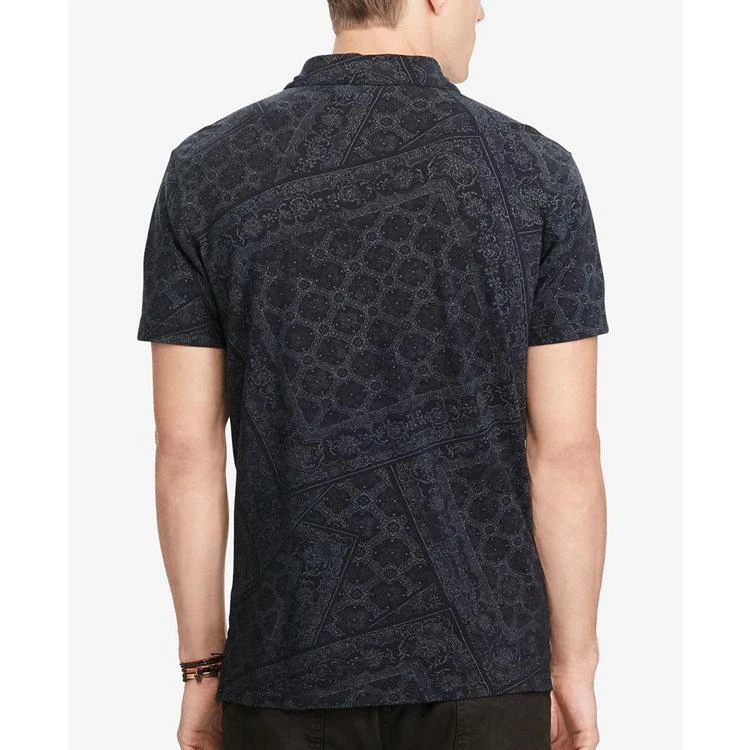 商品Ralph Lauren|Men's Classic-Fit Featherweight Printed Polo Shirt,价格¥301,第3张图片详细描述