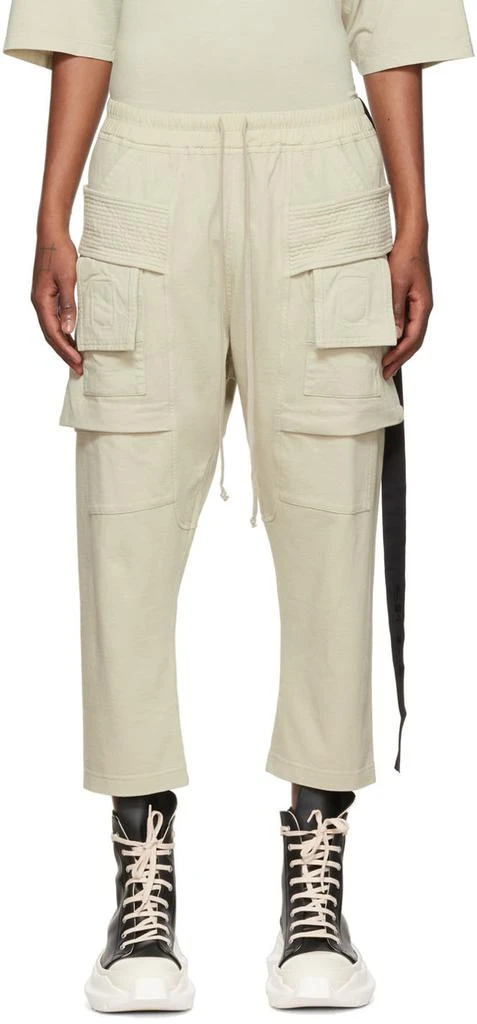 商品Rick Owens|Beige Creatch Cargo Pants,价格¥2562,第1张图片