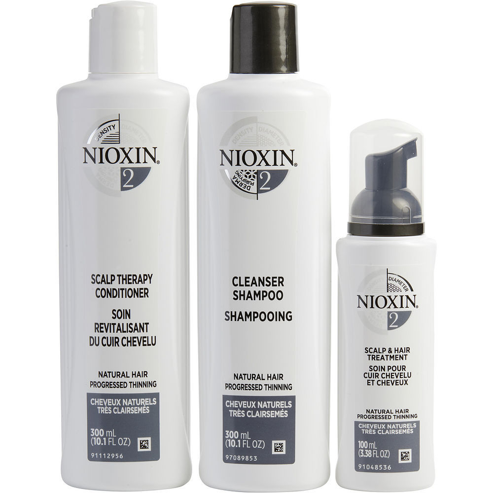 商品NIOXIN|丽康丝 洗发护发套装（2号洗发水 300ml+2号护发素 300ml+固发精华液 100ml） 1套,价格¥198,第1张图片