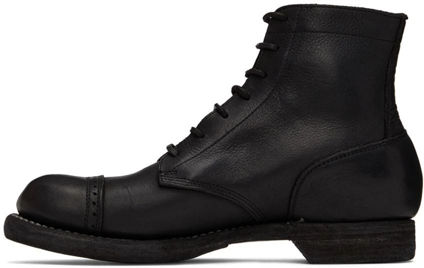 商品guidi|Black 5305 Lace-Up Boots,价格¥2787,第3张图片详细描述