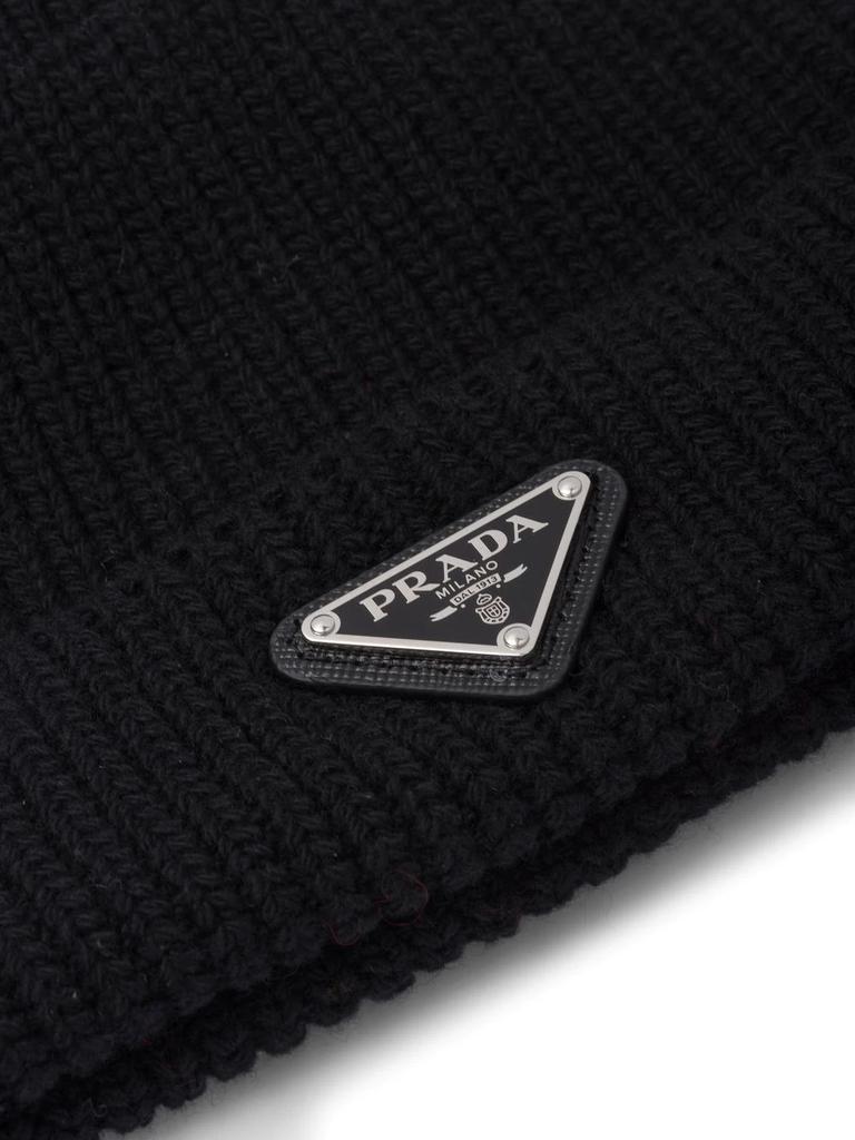 PRADA triangle-logo beanie商品第3张图片规格展示