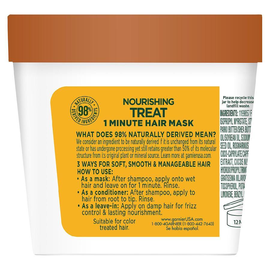 商品Garnier Fructis|Nourishing Treat 1 Minute Hair Mask with Coconut Extract,价格¥34,第4张图片详细描述