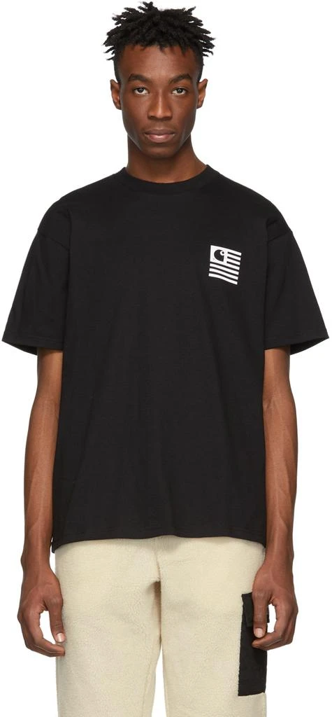 商品Carhartt WIP|Black State Patch T-Shirt,价格¥299,第1张图片