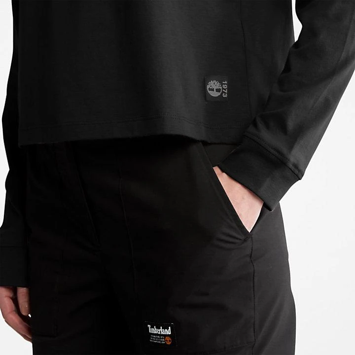 商品Timberland|Anti-Odour Supima® Cotton Long-sleeved T-Shirt for Women in Black,价格¥209,第5张图片详细描述