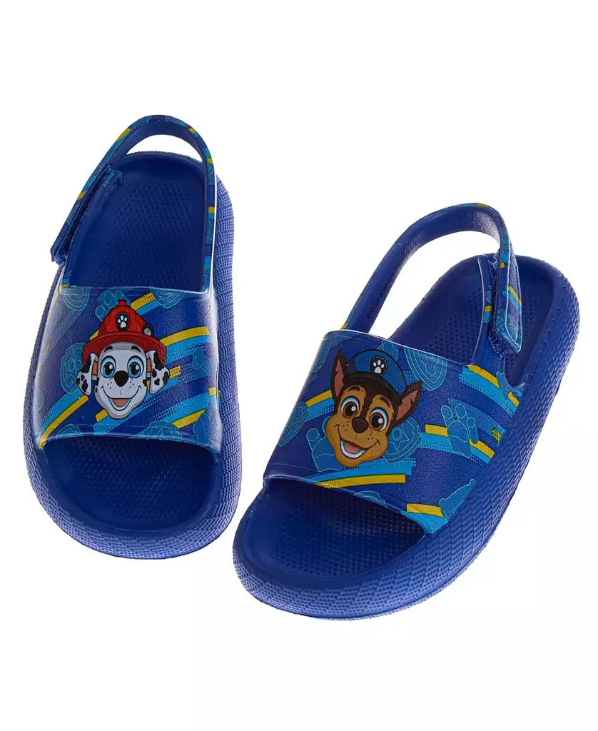 商品Nickelodeon|Toddler Boys Patrol Hook and Loop Backstrap Slides,价格¥221,第4张图片详细描述
