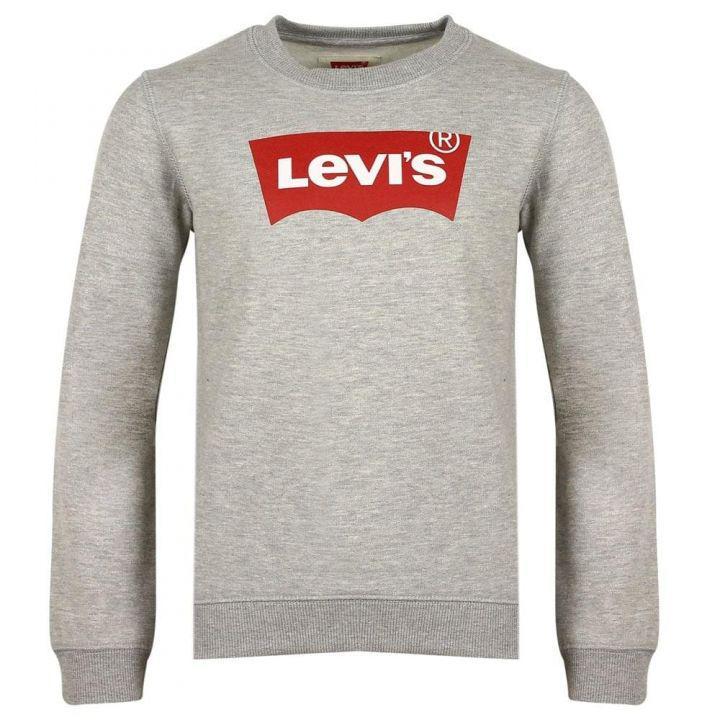 商品Levi's|Cotton Logo Sweatshirt Grey,价格¥123,第1张图片