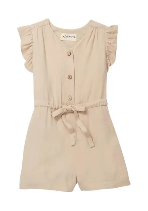 商品Sandra Darren|Darren Mommy Me Flutter Linen Romper,价格¥63,第1张图片