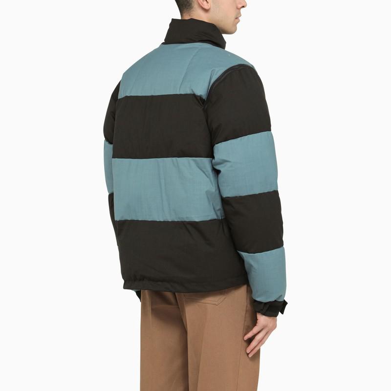 Convertible striped down jacket商品第3张图片规格展示
