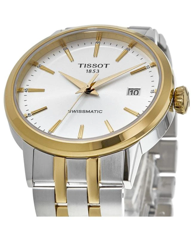 商品Tissot|Tissot Classic Dream Swissmatic Silver Dial Two Tone Steel Men's Watch T129.407.22.031.01,价格¥3445,第2张图片详细描述