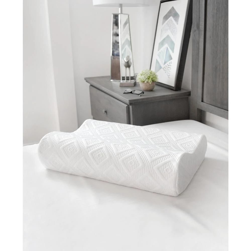 商品SensorGel|Contour Memory Foam Pillow for Side and Back Sleepers,价格¥268,第3张图片详细描述