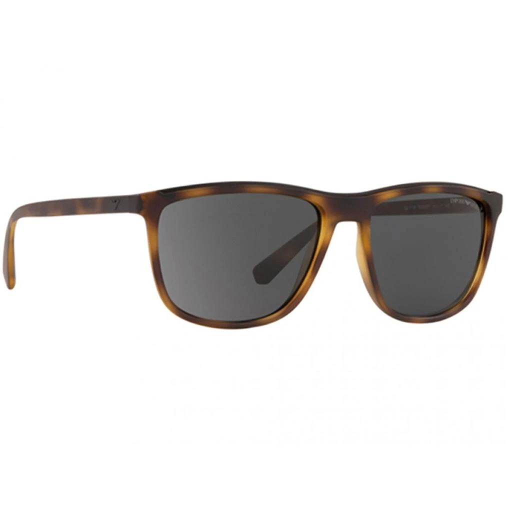 商品Emporio Armani|Emporio Armani Men's Sunglasses - Grey Lenses Matte Havana Frame | EA4109 5089,价格¥415,第1张图片