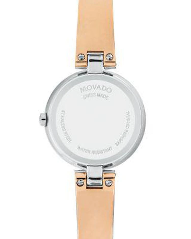 商品Movado|Aleena Diamond Two-Tone Watch, 27mm,价格¥7366,第2张图片详细描述