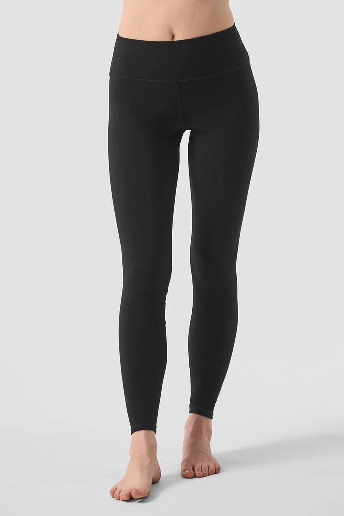 商品Alo|High-Waist Solid Vapor Legging - Black,价格¥953,第1张图片