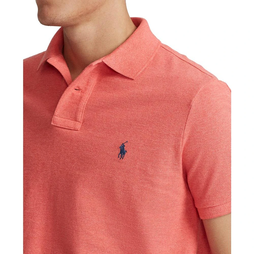 商品Ralph Lauren|男士罗纹领棉质网眼 polo衫 多款配色,价格¥835,第3张图片详细描述