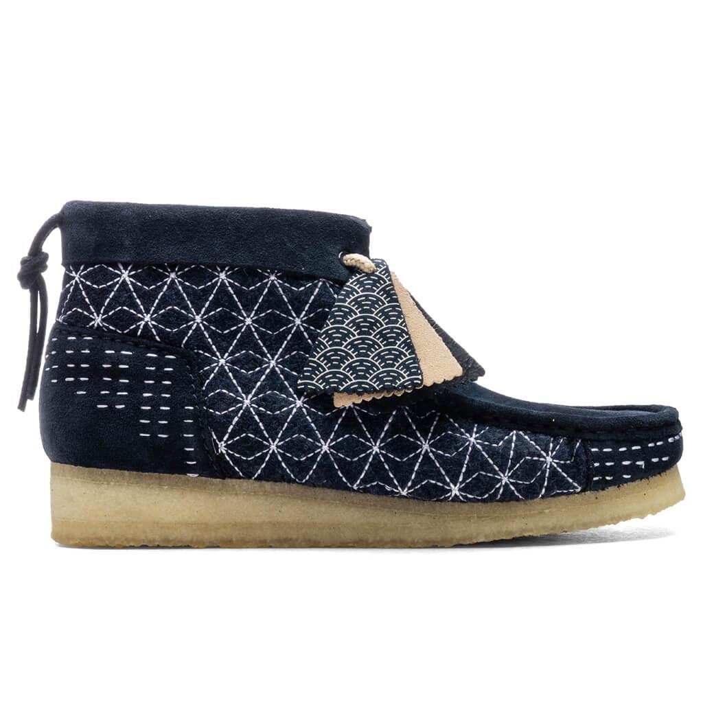 Clarks Wallabee Boot - Navy Shashiko商品第1张图片规格展示