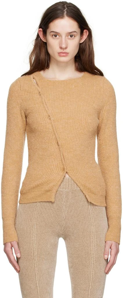 商品Jacquemus|Beige Le Papier 'La Maille Pau' Cardigan,价格¥763,第1张图片