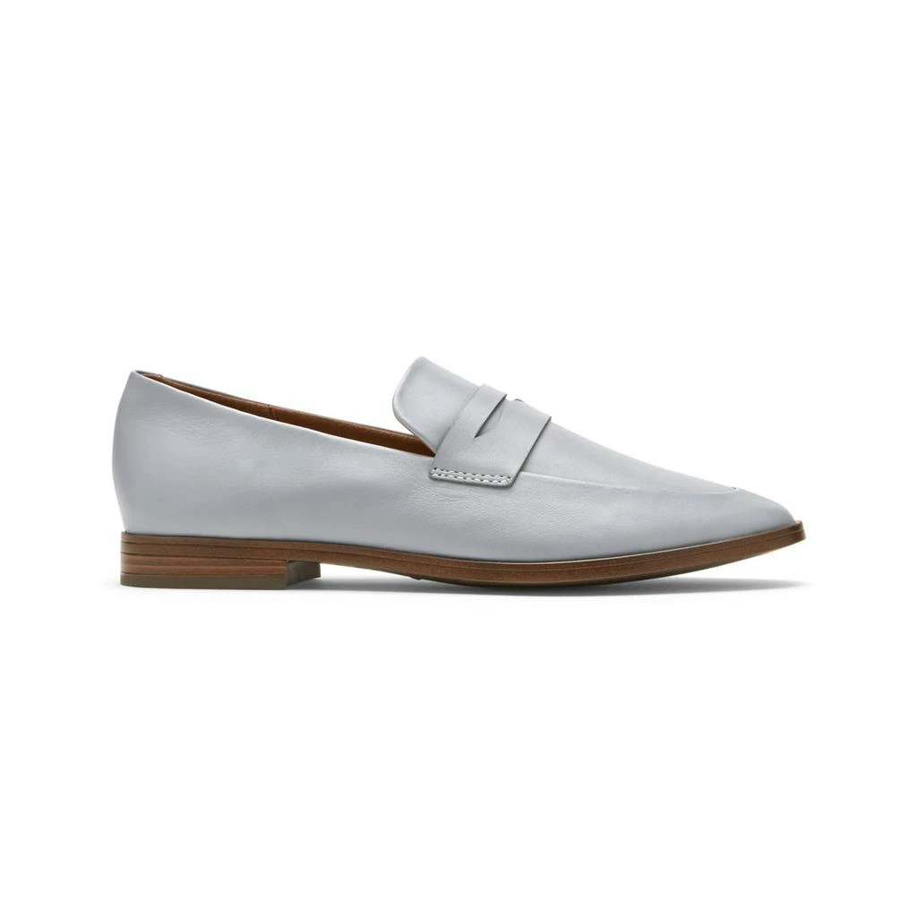 商品Rockport|Rockport Womens Perpetua Dec Leather Flat Loafers,价格¥213,第2张图片详细描述