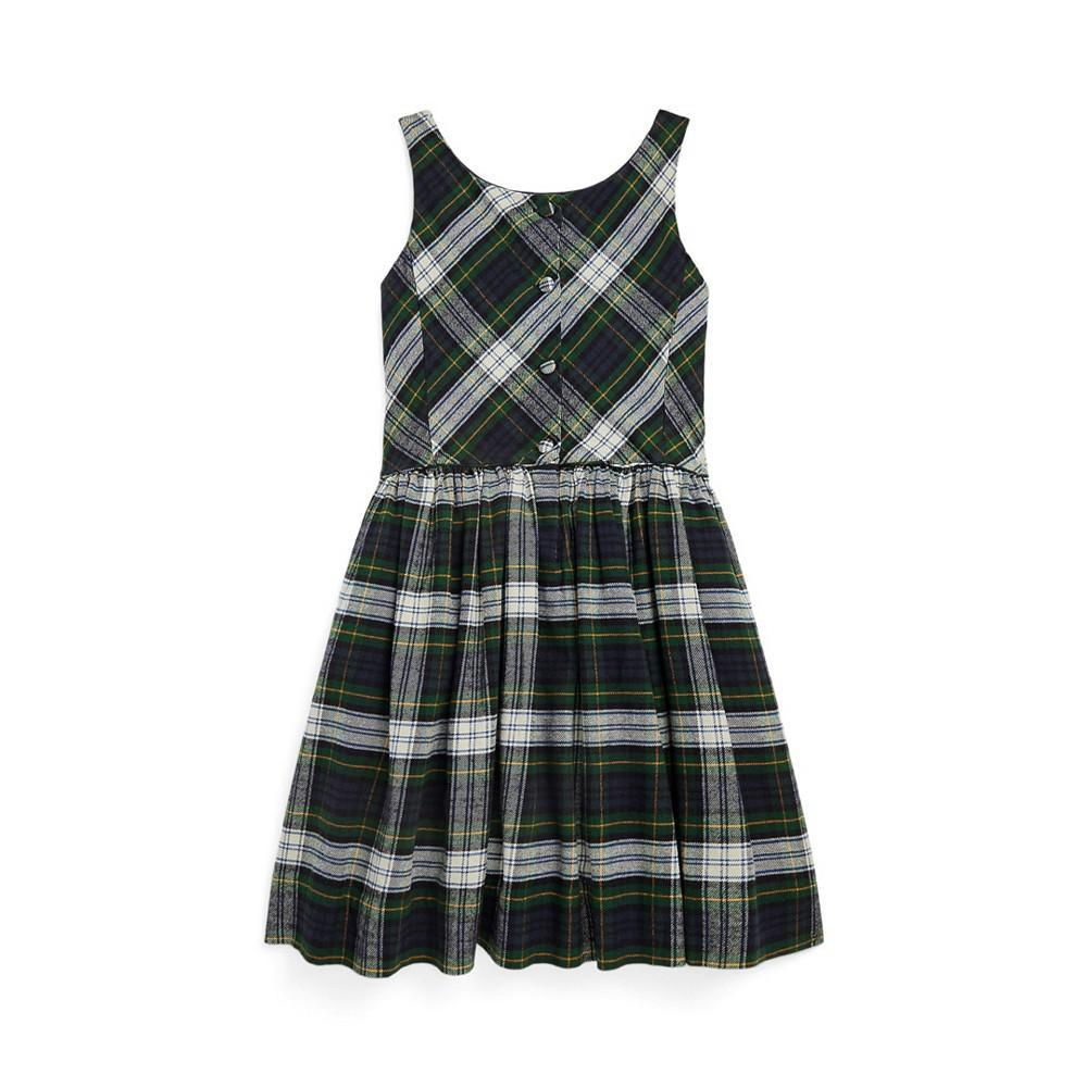 商品Ralph Lauren|Big Girls Plaid Twill Dress,价格¥413,第4张图片详细描述